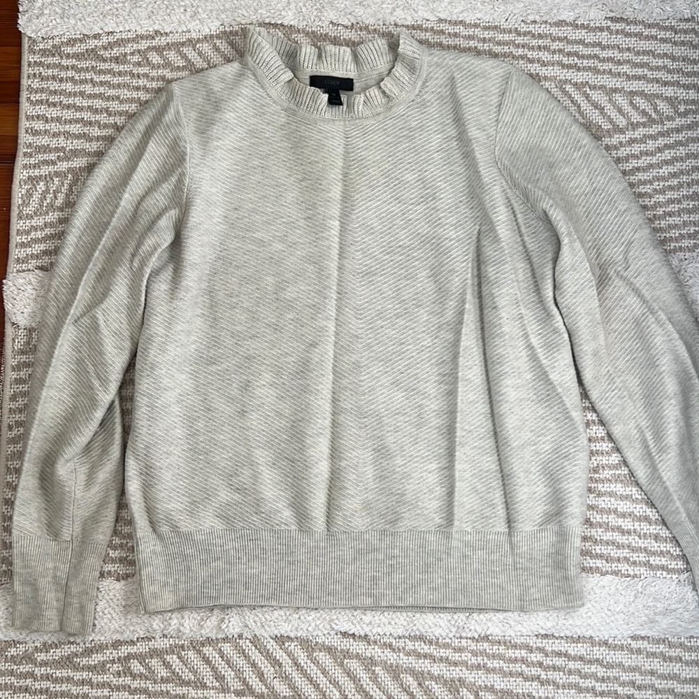 J. Crew cotton and merino wool sweater